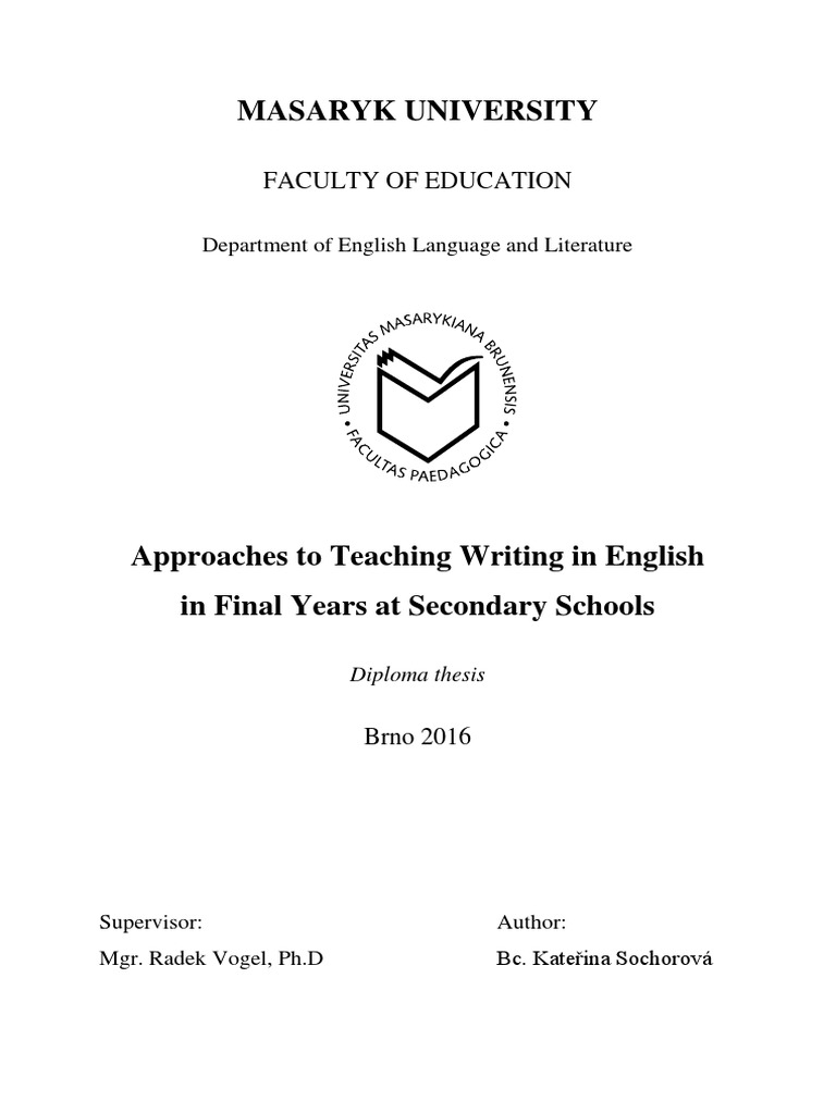 Approaches to teaching writing in english pdf
