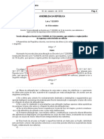 2019 - Lei 123 - 3 Alteração Ao Decreto Lei N.º 220 - 2008, de 12 de Novembro - RGSCIE - V3