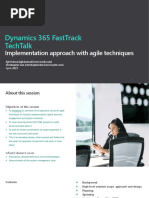 Implementation Approach With Agile Techniques Dynamics 365 Bussiness Apps