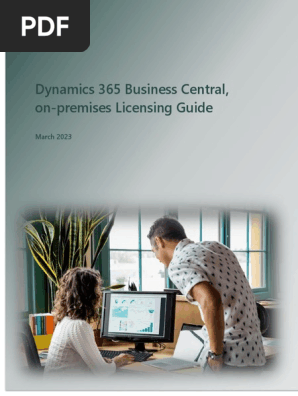 Dynamics 365 Business Central on-premises Licensing Guide