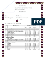 Transkip Nilai Peminatan Ilmu Pengetahuan Sosial
