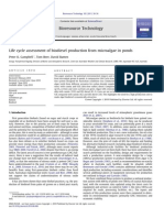 Campbell2011,Life Cycle Assessment of Biodiesel Production From Micro Algae in Ponds