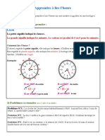 Apprendre À Lire L'heure: Leçon À Lire Et À Comprendre