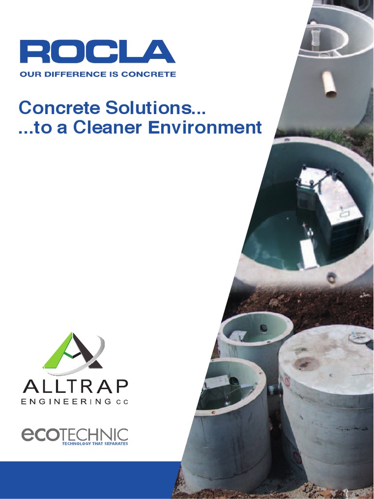 Rocla Oil Grease Separators | PDF | Filtration | Stormwater