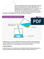 Liquid Separation Techniques Defined