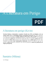 A Literatura em Perigo