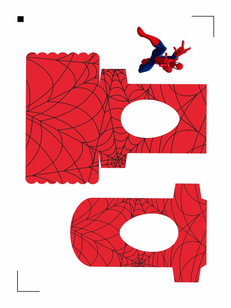 Caja Huevo Kinder Spiderman Pdf