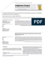 La Cultura Colectivista Como Determinante Del Desempe No Organizativo Mediante Las Prácticas de Recursos Humanos