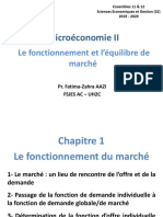 Microéconomie - Les Marchés S2 - Chap 1& 2