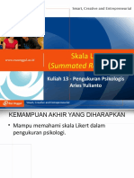 Psi307 Pertemuan 13 Skala Likert 1