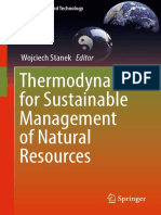 Thermodynamics For Sustainable Management of Natural Resources