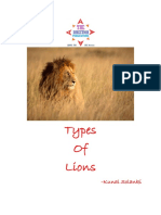 Types of Lions
