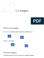 Intro To Integers Part 1
