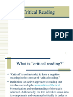 Critical Reading