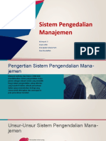 Sistem Pengedalian Manajemen: Kelompok 5 Imam Arifin Dea Agiaka Yuliana Putri Dian Musdalifah