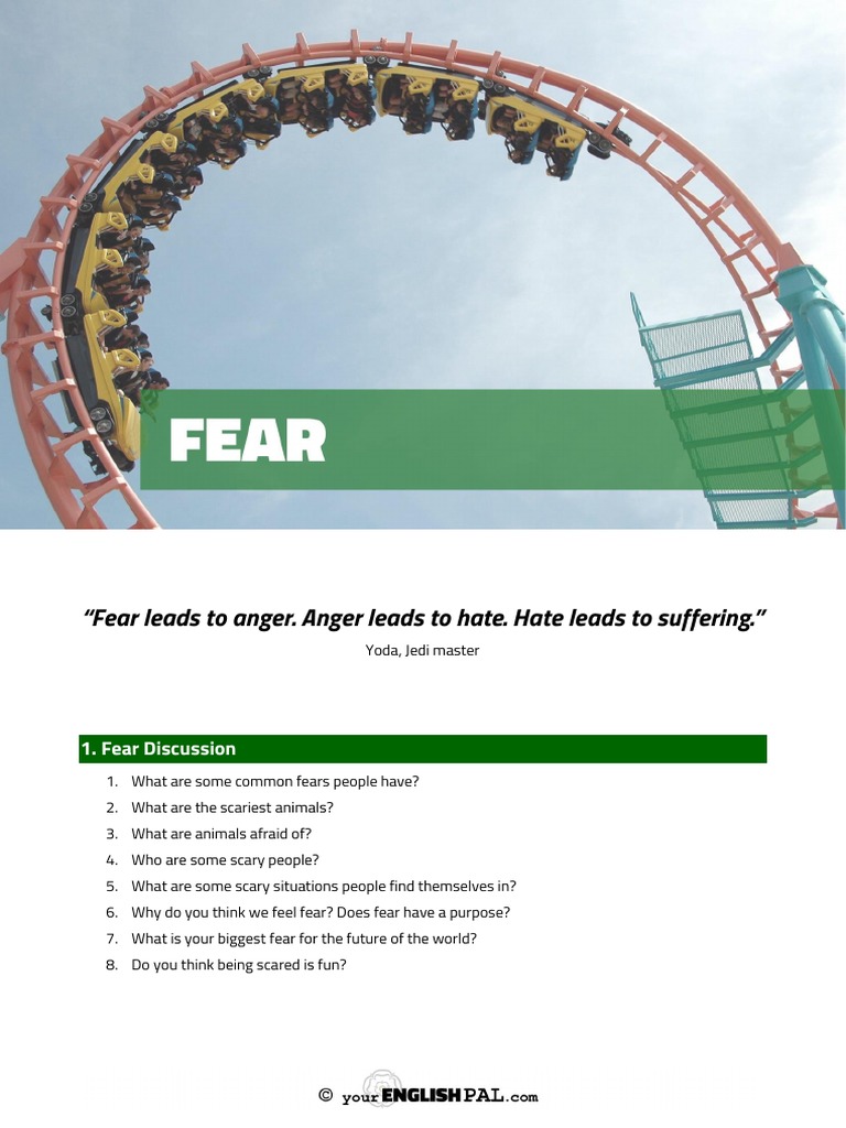 Exploring the Psychology of Fear | PDF | Verb | Cognitive Science