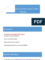 Square and Cube Roots 3