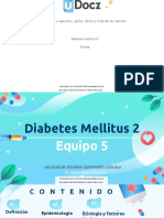 Accede A Apuntes, Guías, Libros y Más de Tu Carrera: Diabetes-Mellitus-T2 36 Pag