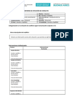 Categorización Se La Situación de Conflicto Según Comunicación Conjunta 1/12