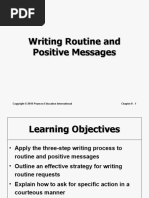 Writing - Routine and Positive - Message