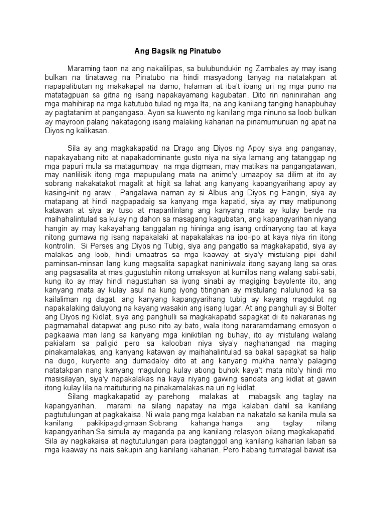 Ang Bagsik NG Pinatubo PDF