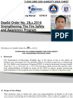 Powerpoint-DepEd Order No.28, s.2016 Strengthening The Fire Safety and Awareness Program