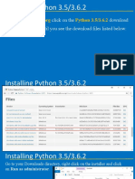 Installing Python 3.5/3.6.2