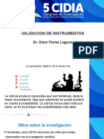 Validacion de Instrumentos: Dr. Omar Flores Laguna