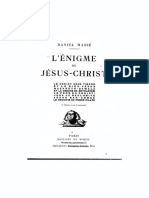 Daniel Masse - L'Enigme de Jesus-Christ (2e Edition Augmentée)