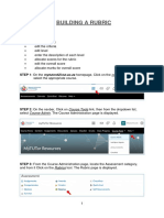 Topic E - Creating Rubric