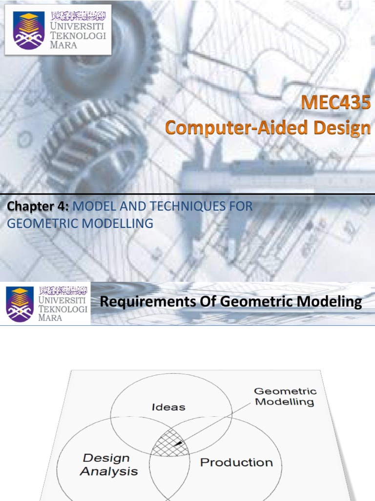 Model and Techniques For Geometric Modelling PDF Equations Circle