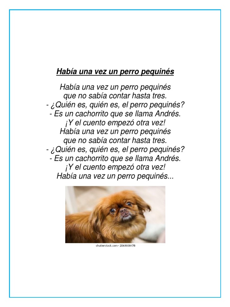 NT1 A 4° Había Una Vez Un Perro Pequinés PDF