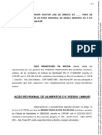 Ação Revisional de Alimentos C/C Pedido Liminar