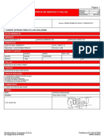 Reporte de Servicio Y Fallas: Página 1