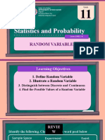 Statistics and Probability: Random Variables
