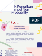 Teknik Penarikan Sampel Non-Probability