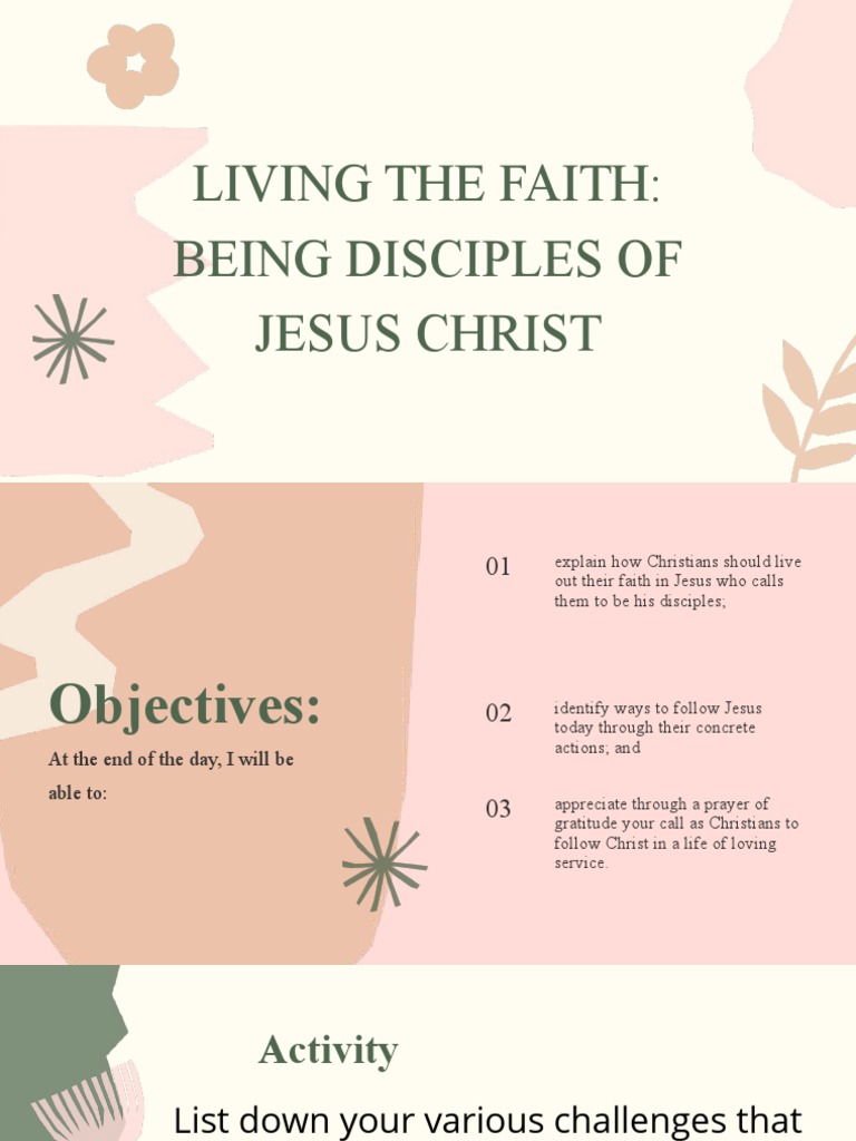 Christian Living Formation 10 | PDF | Bible | Jesus