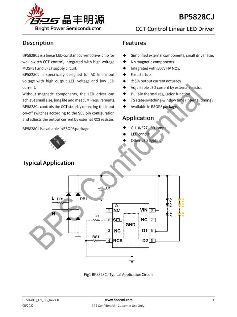 BP5828CJ EN DS Rev 1.0 | PDF