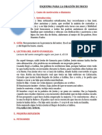 Esquema para La Oración - Martes 20 Marzo 2023