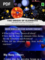 The Origin of Elements