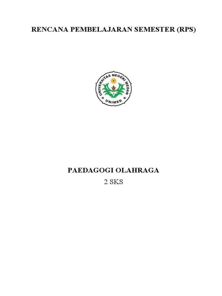 RPS Paedagogi Format Terbaru 2023 | PDF | Karier & Perkembangan