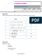 Evaluation 4 Ème Enchaînement D'opérations