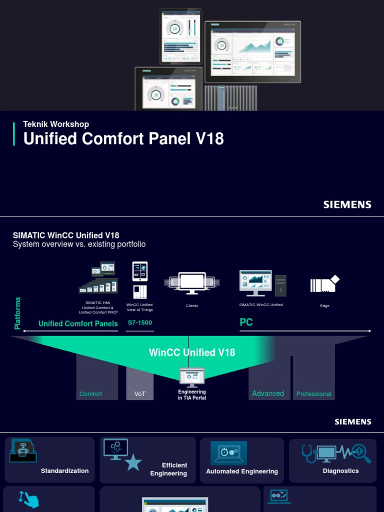 Unified Comfort Panel V18: Teknik Workshop | PDF | Windows 10 ...