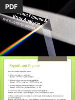 PHY110 Chapter 1 Error Analysis
