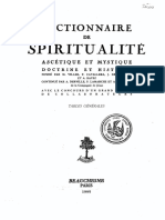 Dictionnaire de Spiritualité - Tables Générales
