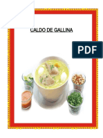 CALDO DE GALLINA - Libro