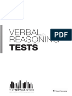 Verbal Reasoning Tests Workbook