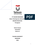 Bisnis Teknologi Dan Informatika Bidang Kegiatan: Penugasan: PT Telkom Indihome