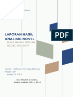 Laporan Hasil Analisis Novel: Buya Hamka Sebuah Novel Biografi