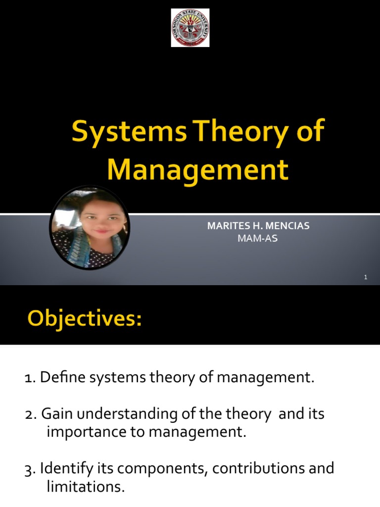 Understanding Systems Theory in Management | PDF | Systems Theory | System